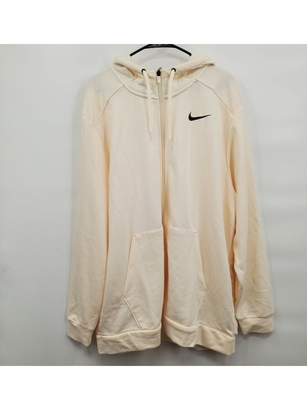 Nike Full Zip Long Sleeve Sweater Hoodie Jacket Men Size XXL NWT Ivory